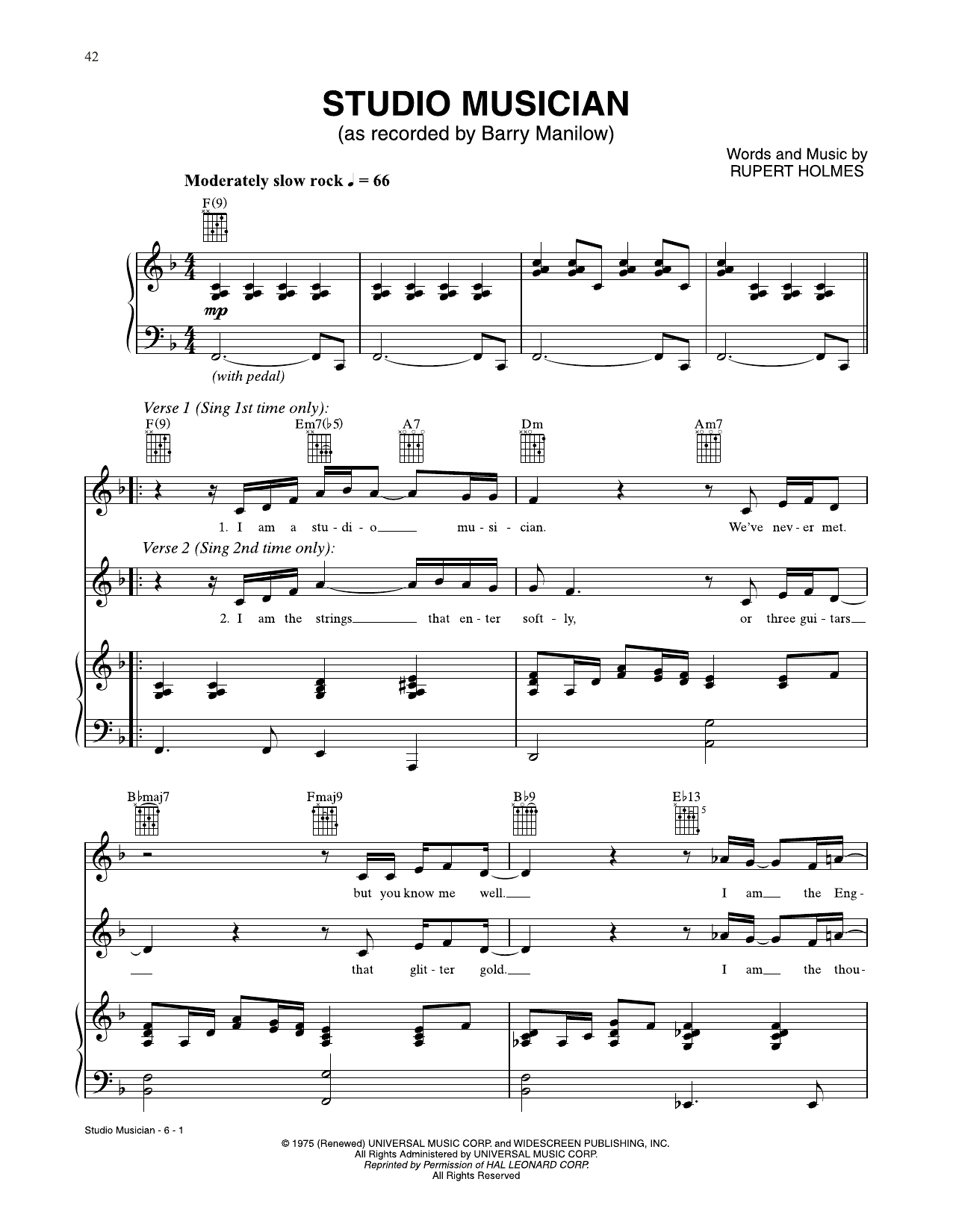 Produktbild zu: Studio Musician