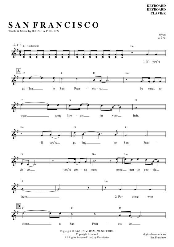 Produktbild zu: San FranciscoScott McKenzie