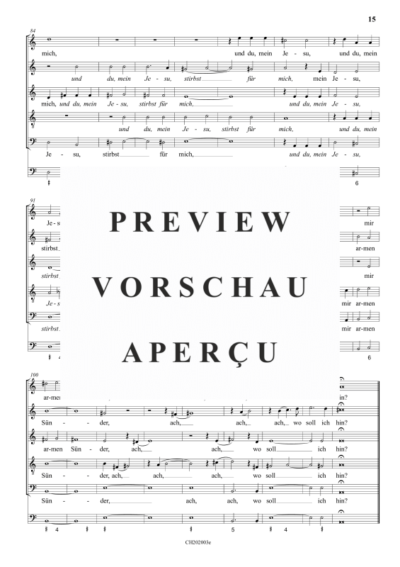 gallery: O Jesu, mein Erlöser / Herr, mein König und mein Gott, , (Gemischter Chor)