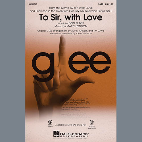 cover: To Sir, With Love, Roger Emerson
