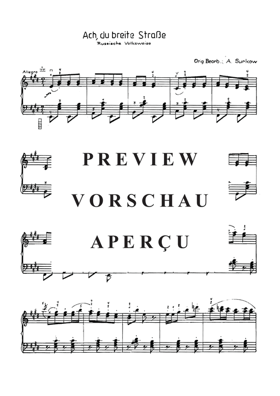 Product gallery: Page 4 of 4 Ach, du breite Straße , , (accordion)