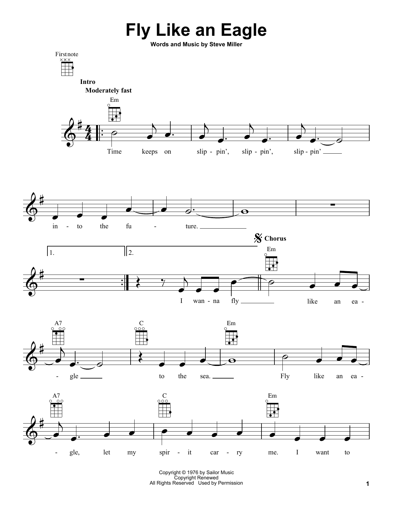 Product gallery: Page 1 of 1 Fly Like An Eagle, Steve Miller Band