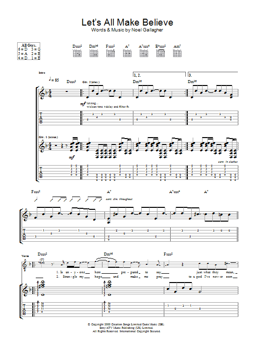 Product gallery: Page 1 of 1 Let's All Make Believe, Oasis