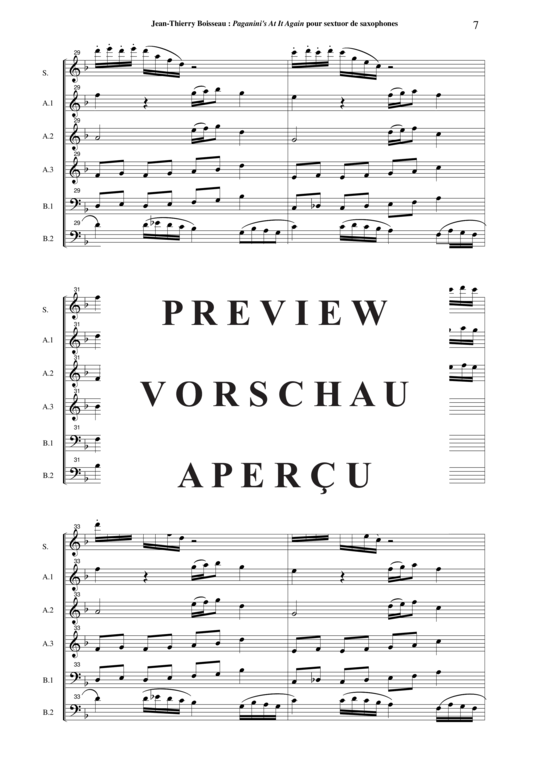 Product gallery: Page 8 of 21 Paganin´s At It Again! , , (Saxophone Sextet SAAABB)