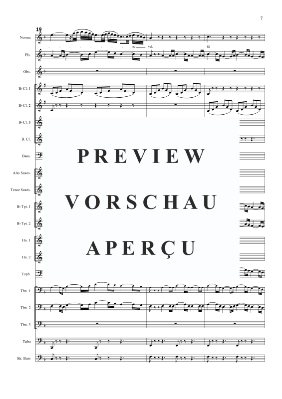 Produktgalerie: Seite 10 von 11 Casta Diva (aus Norma), , Sopran Solo und Blasorchester