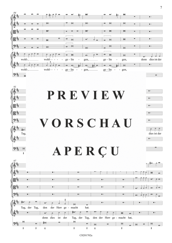 gallery: Dies ist der Tag, den der Herr gemacht hat, , Barockensemble mit doppelter Vokalbesetzung und Continuo