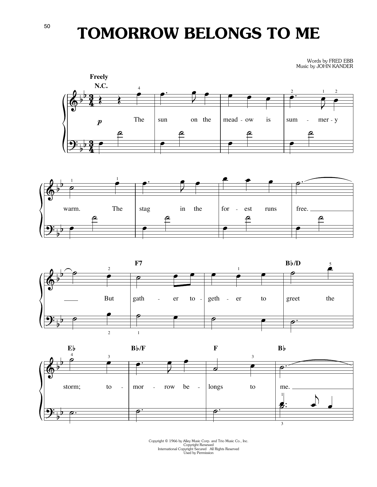 Produktbild zu: Tomorrow Belongs To Me
