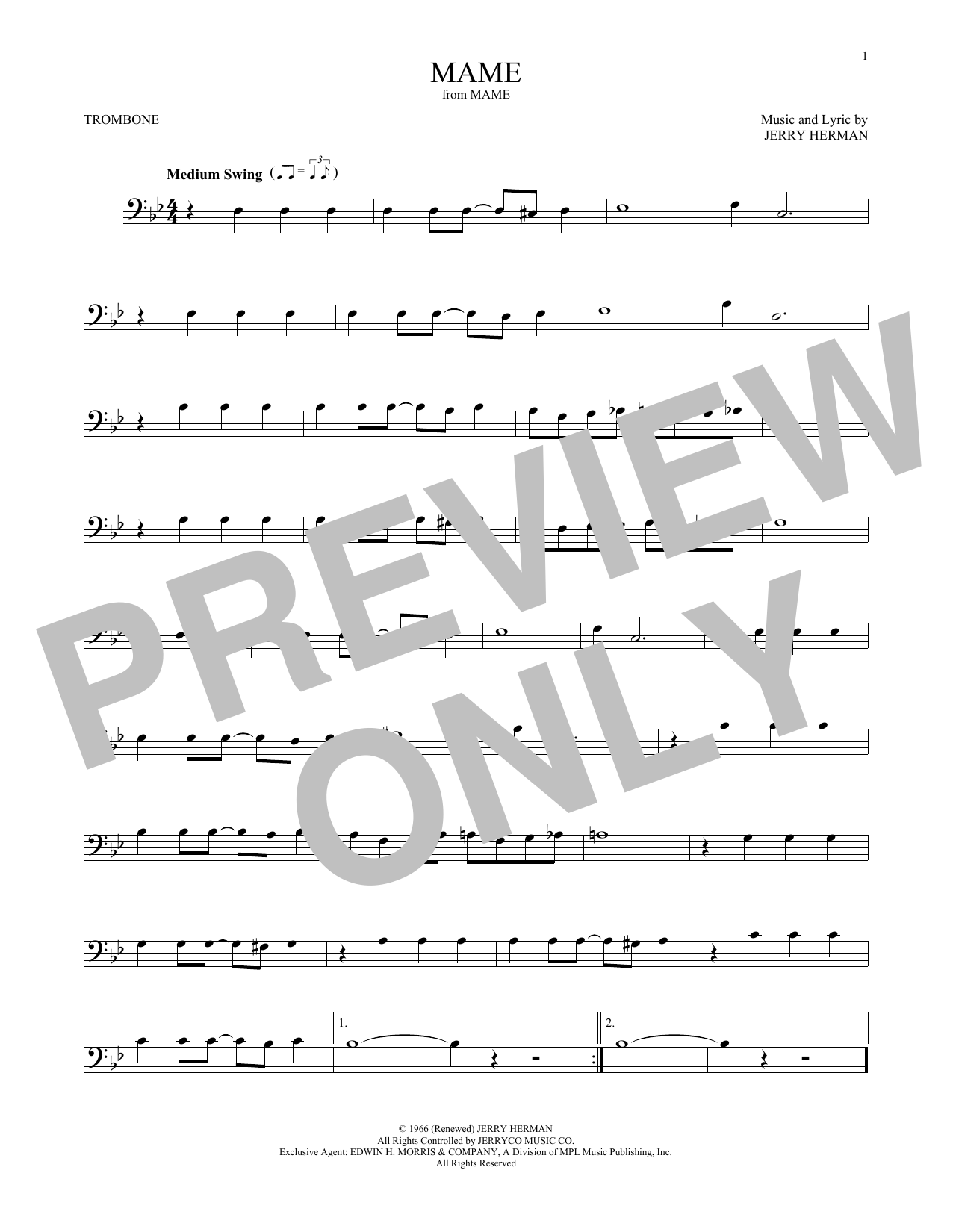 Product gallery: Page 1 of 1 Mame, Jerry Herman