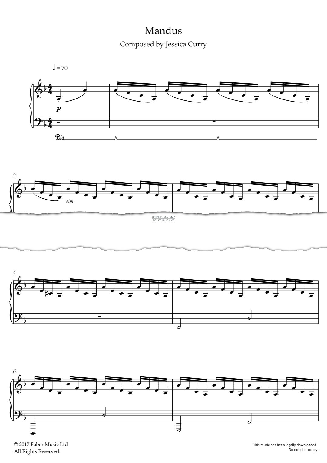 Produktgalerie: Seite 1 von 1 Mandus, Jessica Curry, Klavier