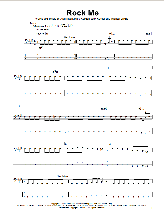 Produktgalerie: Seite 1 von 1 Rock Me, Great White, E-Bass
