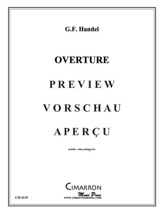 Product gallery: Page 2 of 18 Overture , , (Tuba Quartett EETT)