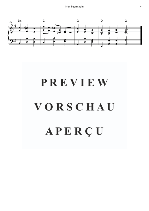 Product gallery: Page 6 of 6 Mon beau sapin - Le chant de Noël intemporel, , Piano solo