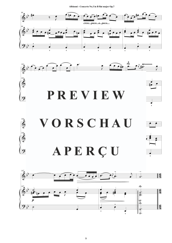 Product gallery: Page 10 of 11 Oboe Concerto No.3 in B-Dur Op.7, , Oboe and Piano/Harpsichord