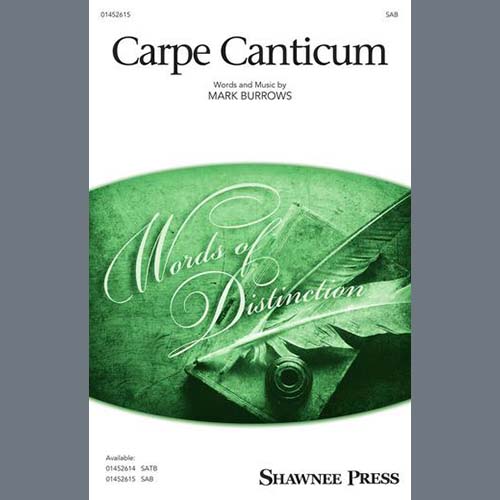 cover: Carpe Canticum (Seize The Song), Mark Burrows, Chor