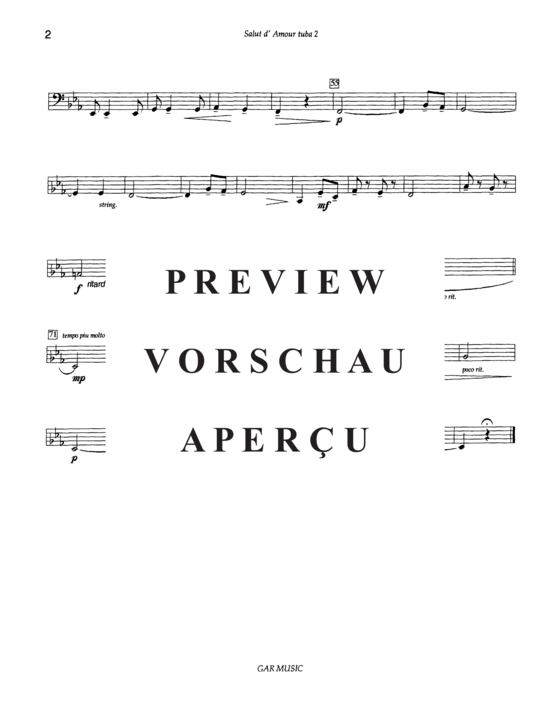 Product gallery: Page 18 of 18 Salut d´Amour , , (Tuba Quartett EETT)