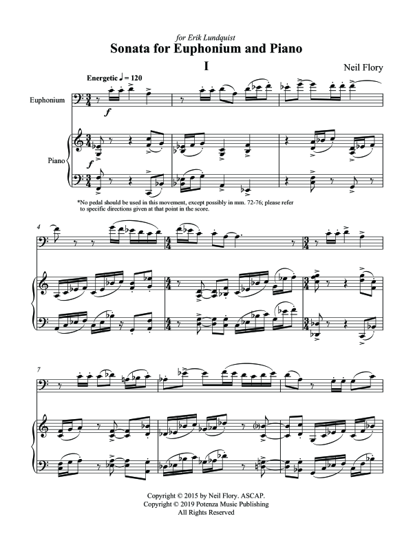 Product gallery: Page 1 of 11 Sonata, , (euphonium and piano)