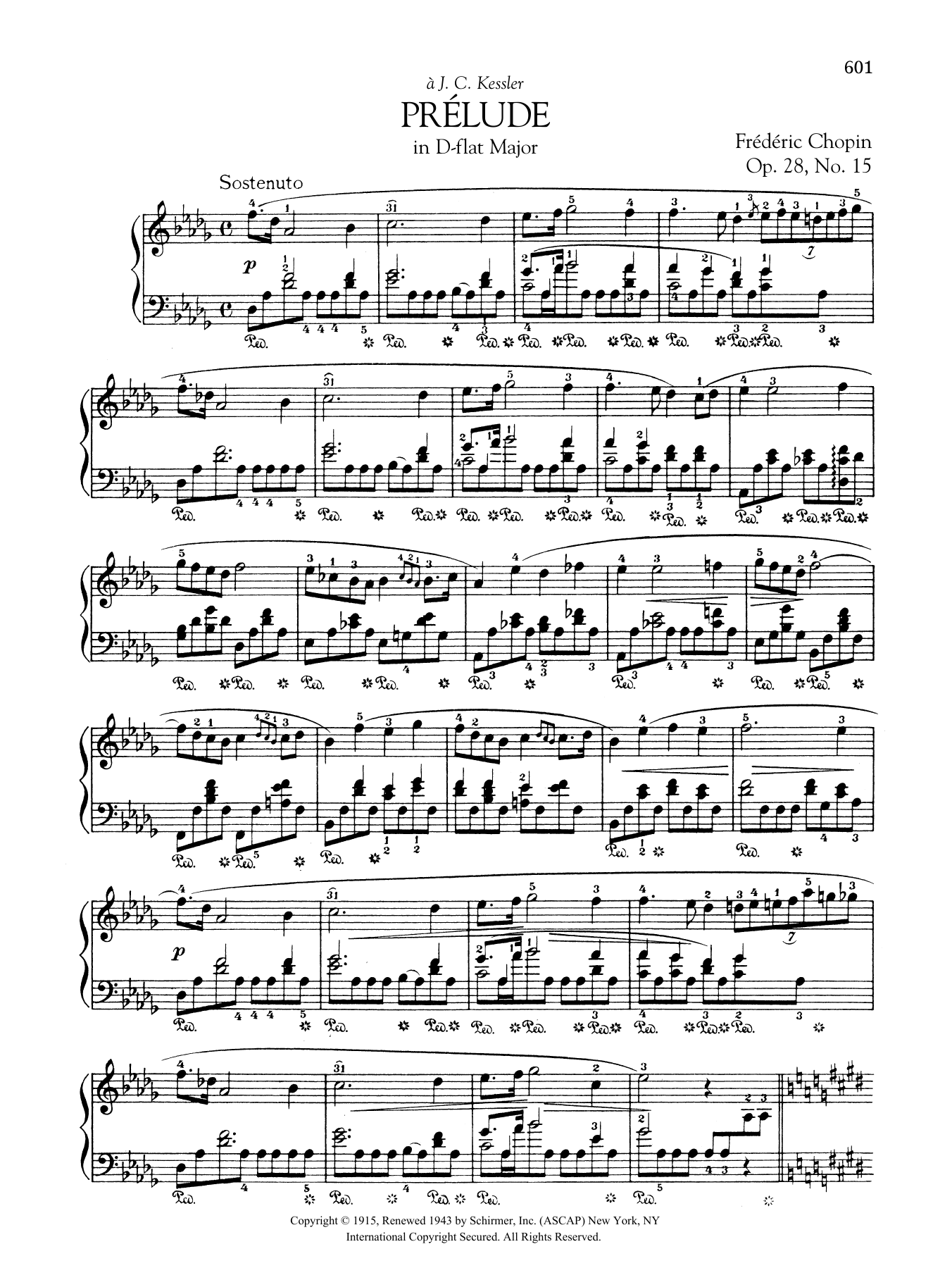 Product gallery: Page 1 of 1 Prelude in D-flat Major, Op. 28, No. 15, Frédéric Chopin