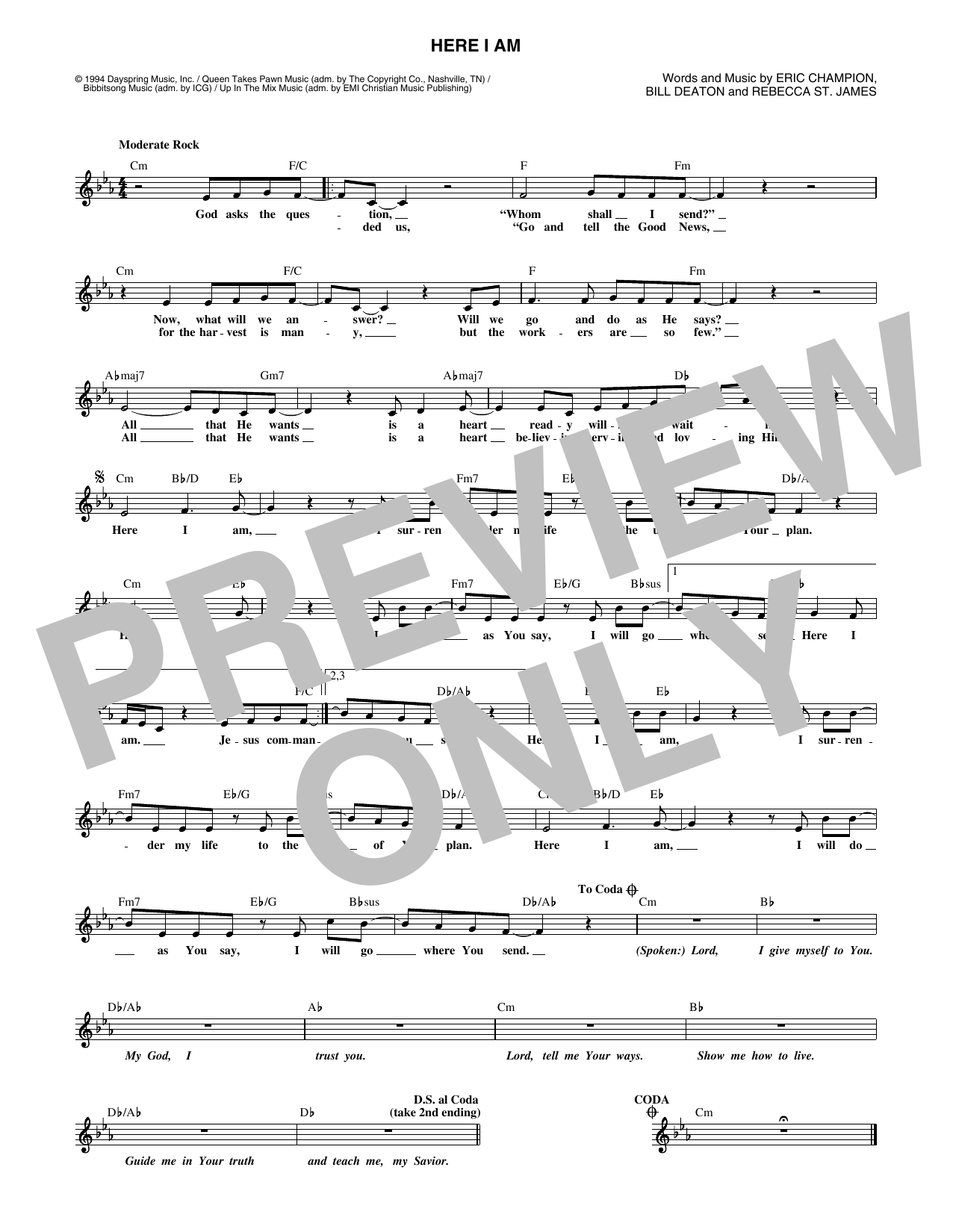Produktbild zu: Here I Am