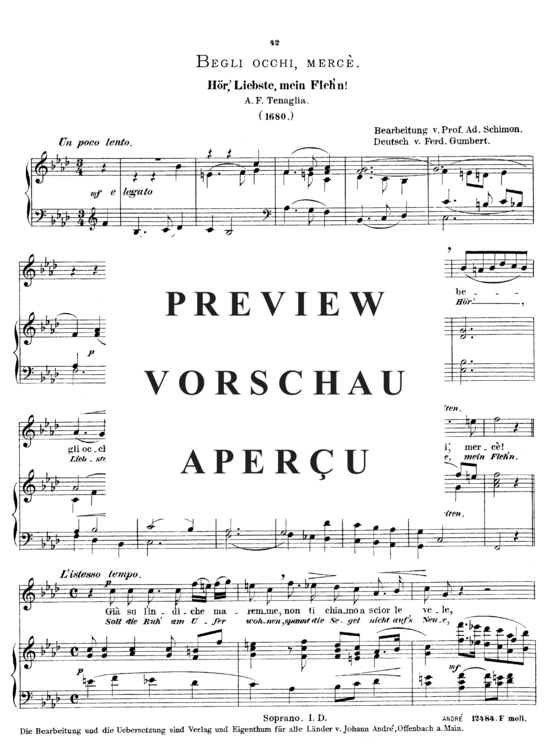 gallery: Begli occhi, mercè . , Schimon Adolph, (Gesang hoch + Klavier)
