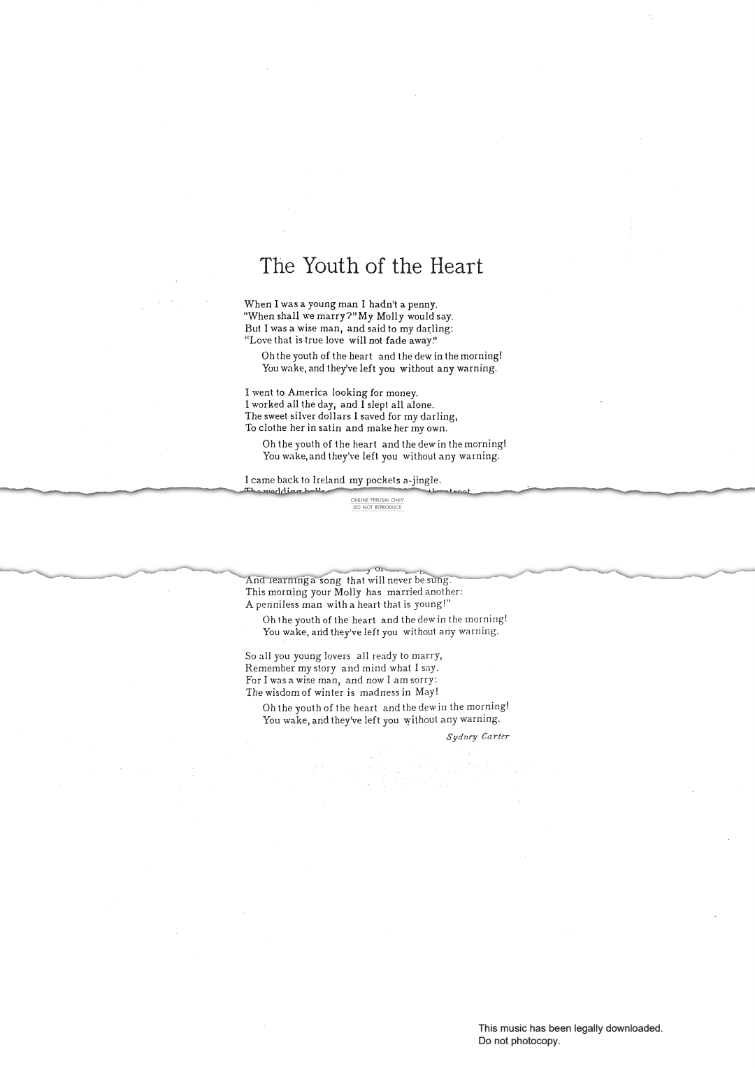 gallery: The Youth Of The Heart, Donald Swann, Gesang, Klavier