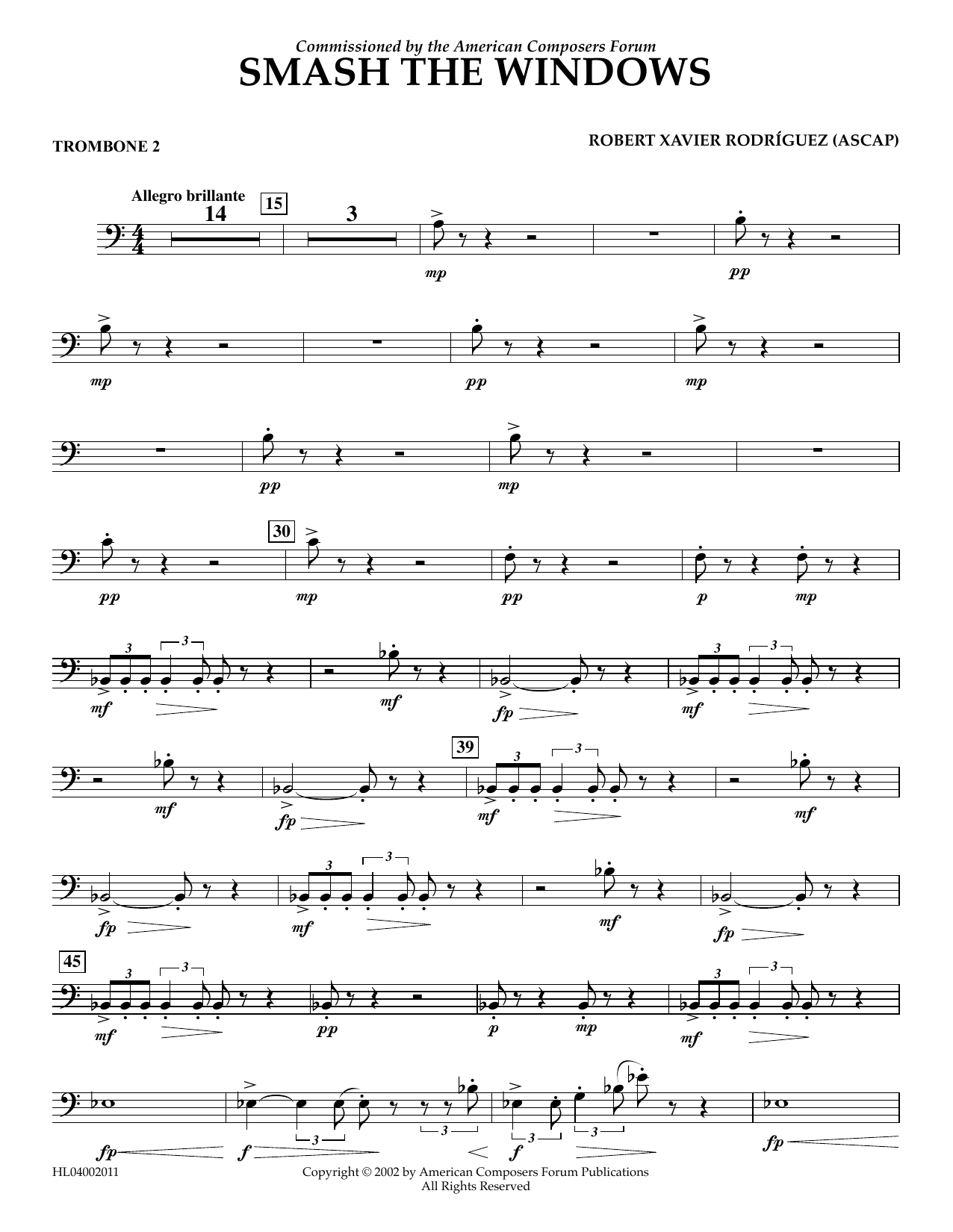 Product picture to: Smash the Windows - Trombone 2