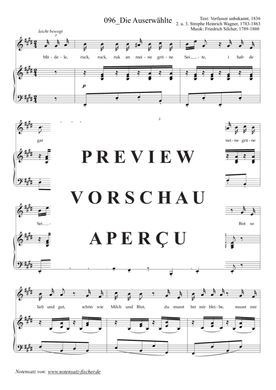 Product gallery: Page 2 of 3 Die Auserwählte , , (voice + piano)