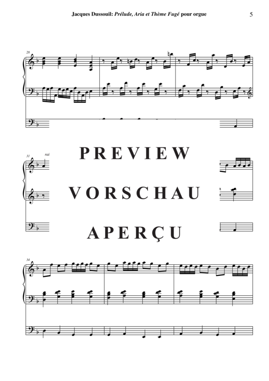 Product gallery: Page 6 of 21 Prélude, Aria et Thème Fugé , , (Orgel Solo)
