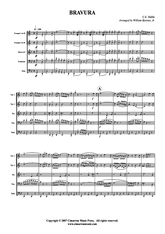 Produktbild zu: Bravura  C. E. Duble
