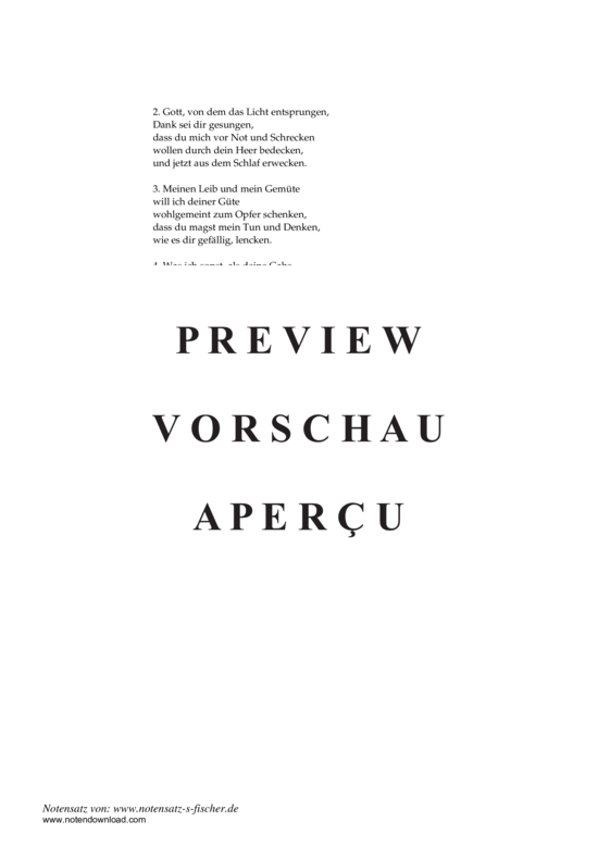 Product gallery: Page 3 of 3 Morgenlied , , Piano and Voice