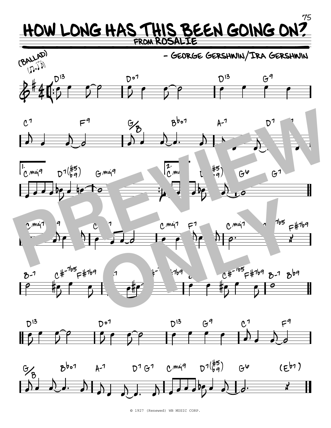 Product gallery: Page 1 of 1 How Long Has This Been Going On?, George Gershwin