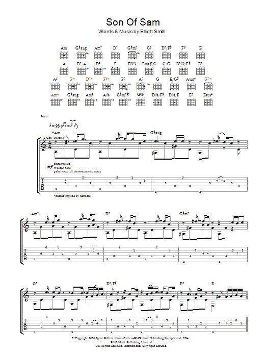 Produktgalerie: Seite 1 von 1 Son Of Sam, Elliott Smith, Gitarre