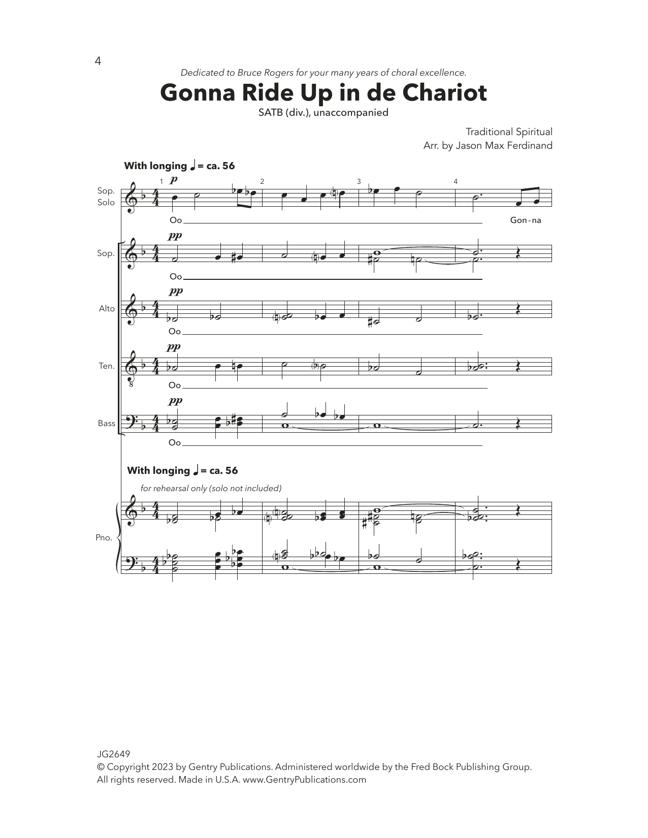 Produktbild zu: Gonna Ride Up In De Chariot