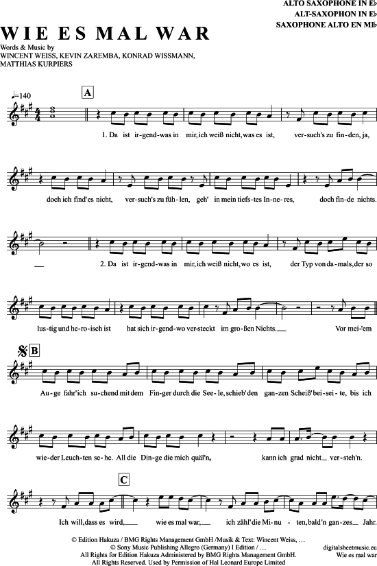 Product picture to: Wie Es Mal War Wincent Weiss