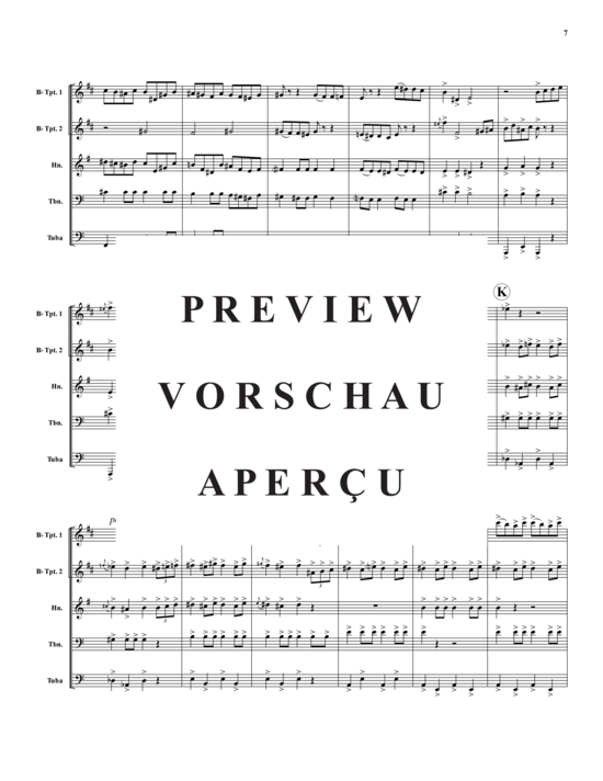 Produktgalerie: Seite 8 von 21 Ungarischer Marsch , , (Blechbläserquintett)