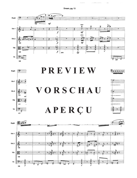 Produktgalerie: Seite 15 von 21 Dream , , (Quintett für Euphonium + Streicherquartett)