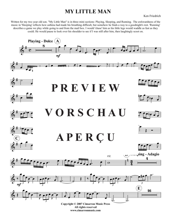 Product gallery: Page 11 of 14 My Little Man (Son: Karlten) , , Baritone/Trombone and Piano