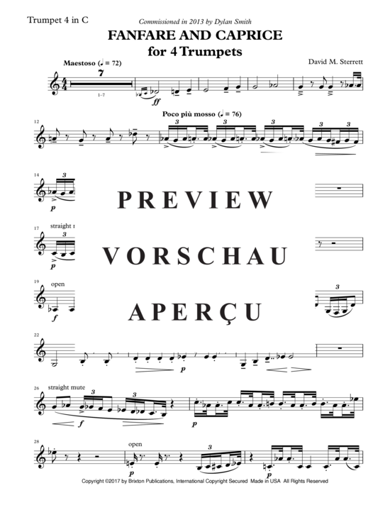 Produktgalerie: Seite 17 von 21 Fanfare and Caprice , , (4 Trompeten)