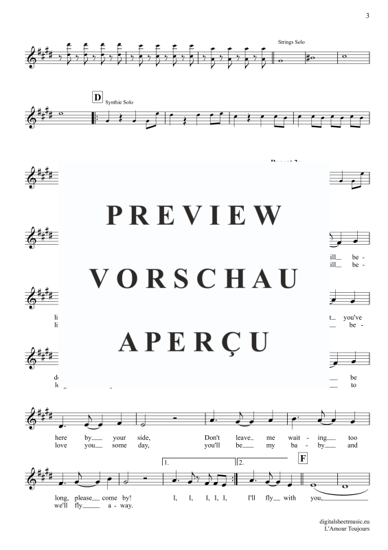 Produktgalerie: Seite 4 von 6 L'Amour Toujours, Gigi D'Agostino, Tenorsaxophon