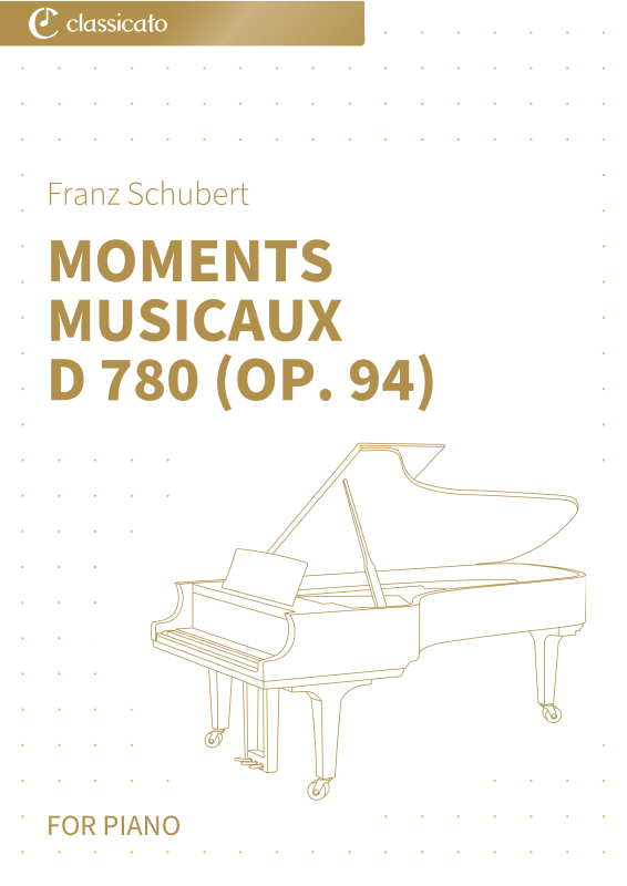 Produktbild zu: Moments musicaux D 780 (op. 94) - Six Romantic Character Pieces for PianoFranz Schubert