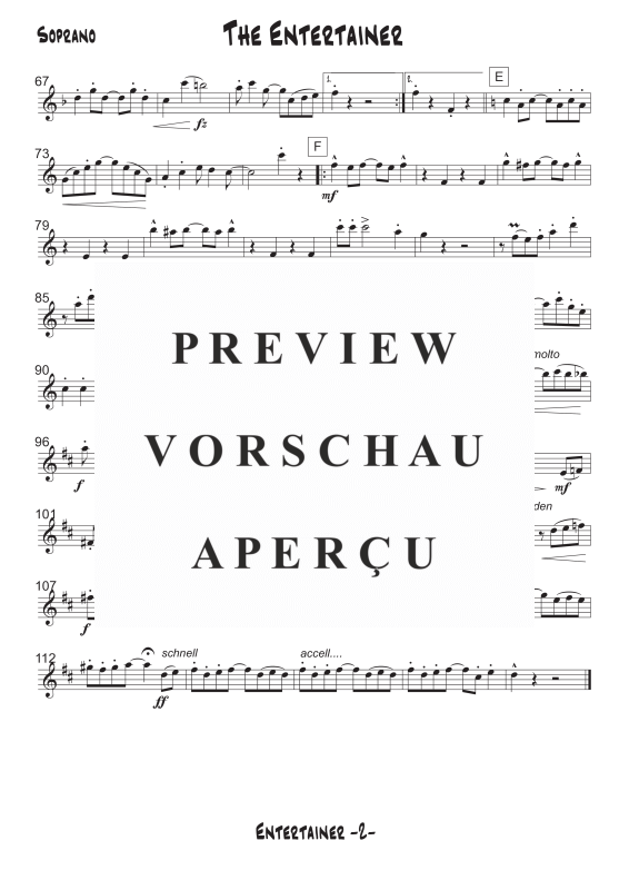 gallery: The Entertainer, , Saxophonquintett