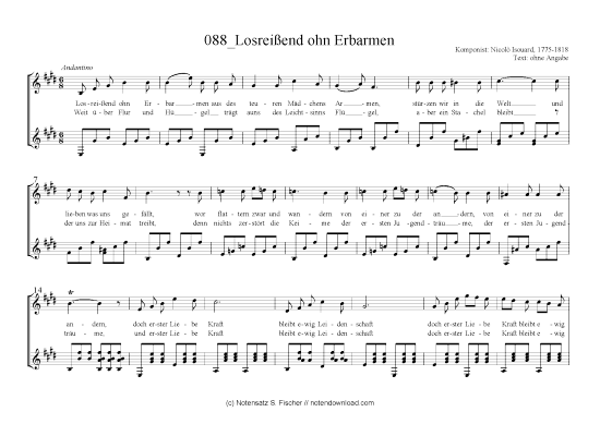 Produktbild zu: Losreißend ohn Erbarmen Nicolò Isouard, 1775-1818 