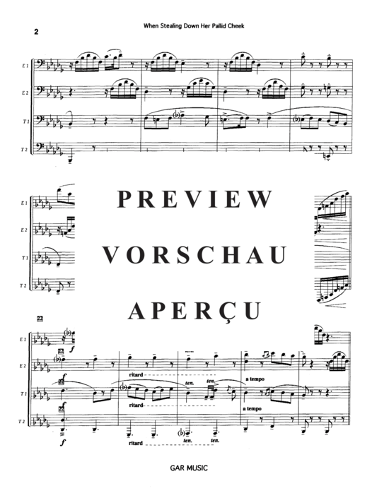 Product gallery: Page 4 of 12 When Stealing Down Her Pallid Cheek , , (Tuba Quartett EETT)