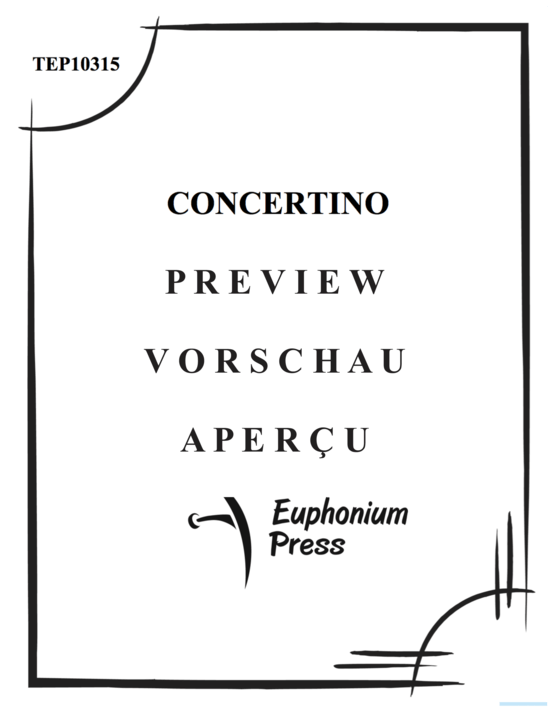 Product gallery: Page 2 of 21 Concertino , , (euphonium + piano)