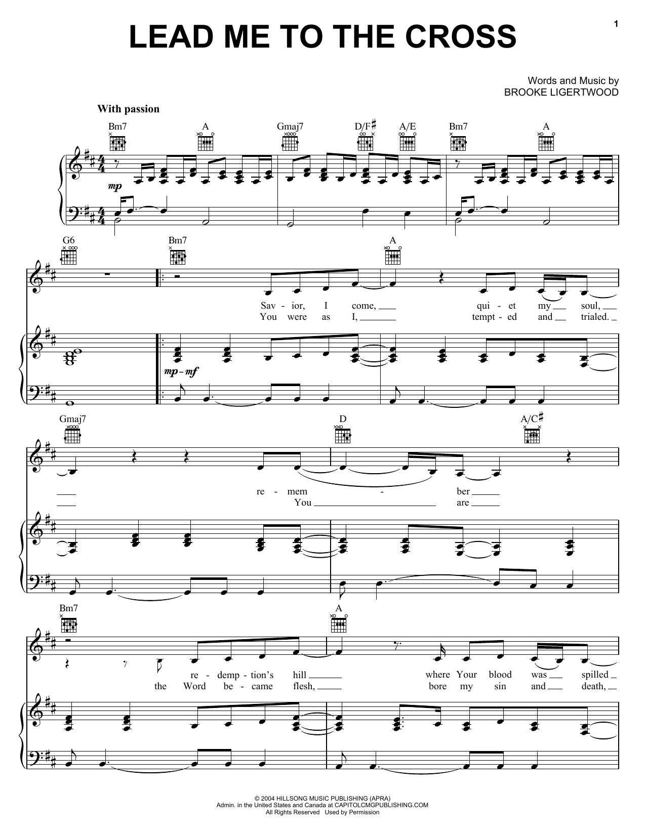Produktbild zu: Lead Me To The Cross