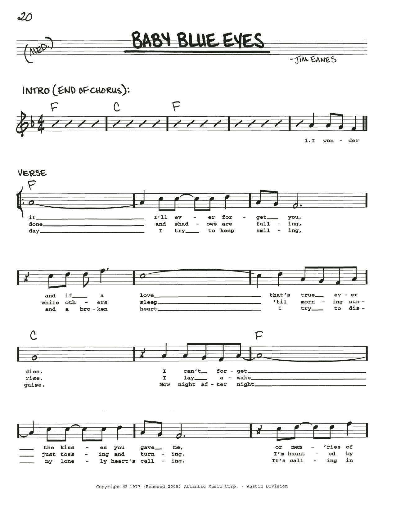 Produktbild zu: Baby Blue Eyes