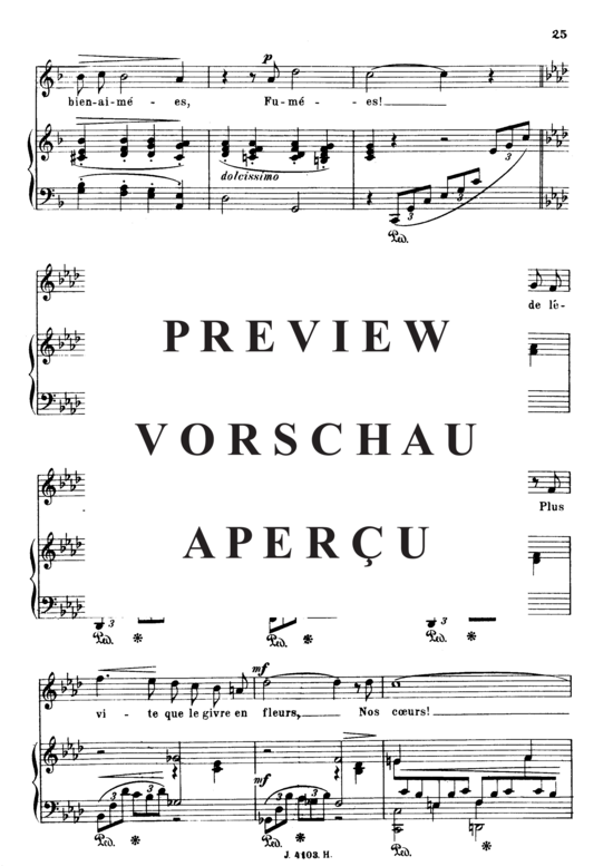 gallery: Poème d´un jour (Adieu) , ,  Op.21 No.3 (Gesang hoch + Klavier)