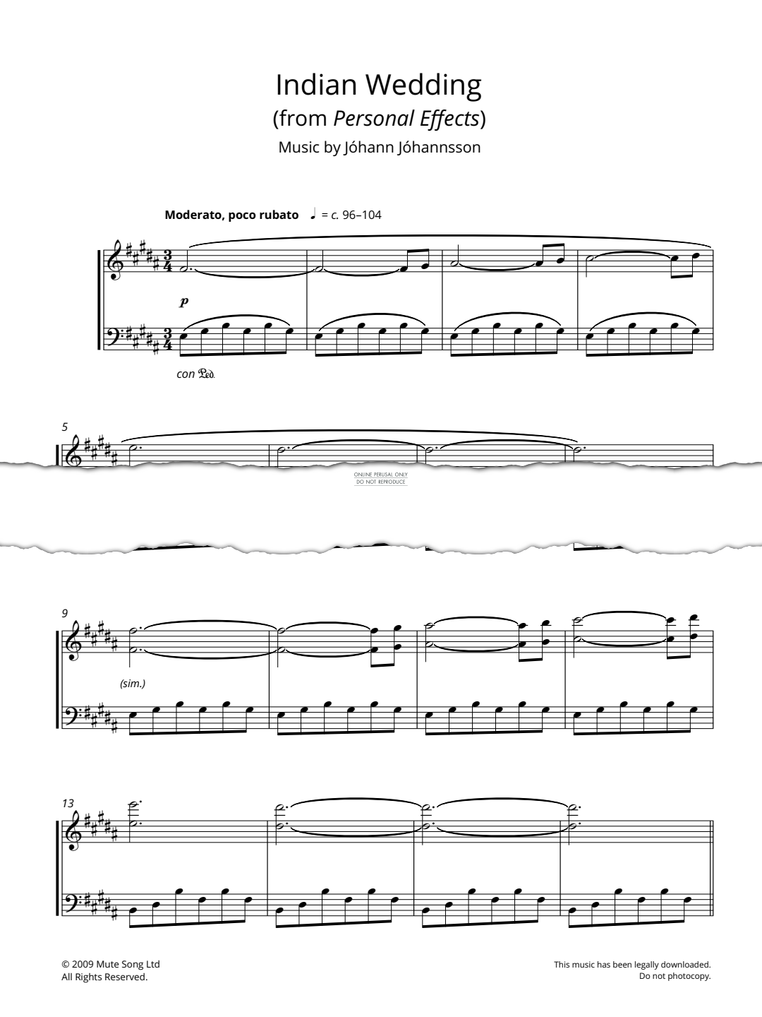 gallery: Indian Wedding (from "Personal Effects"), Jóhann Jóhannsson