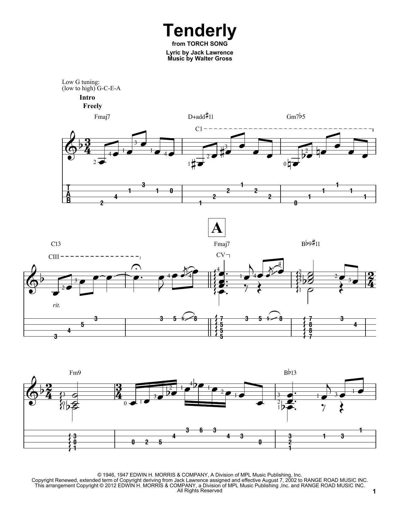 Product gallery: Page 1 of 1 Tenderly, Walter Gross