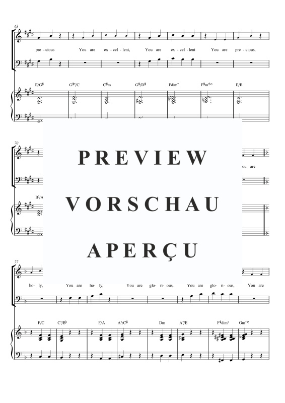 gallery: Lord You Are Good, , Gemischter Chor SAB, Solo und Klavier