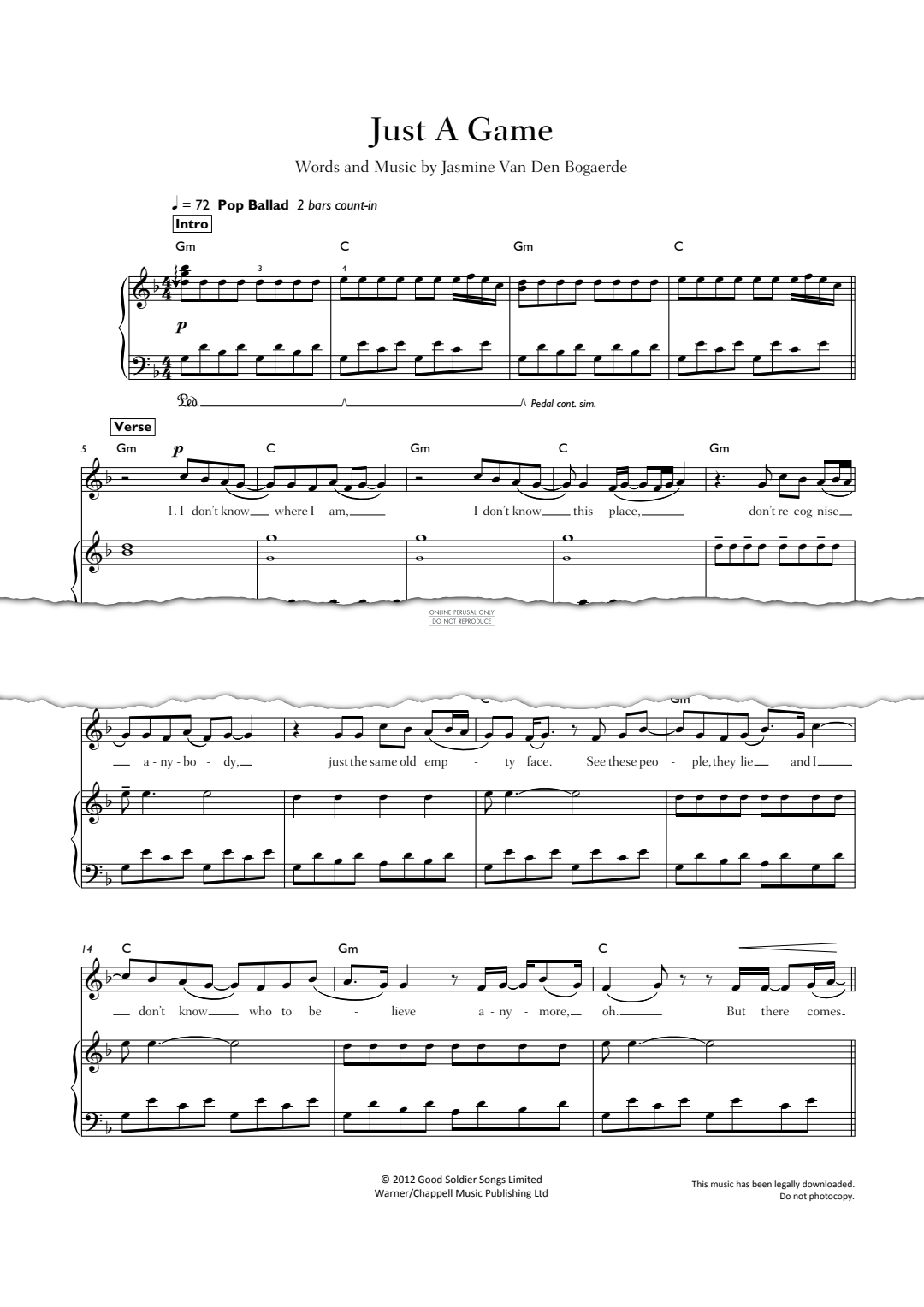 Product gallery: Page 1 of 1 Just A Game, Birdy